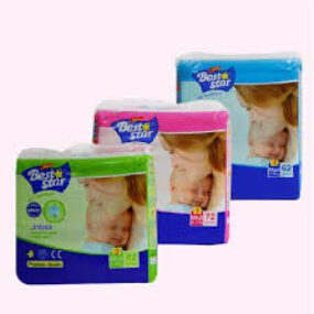 Diaper Best Star Large 81 x 4 No 4 ctn