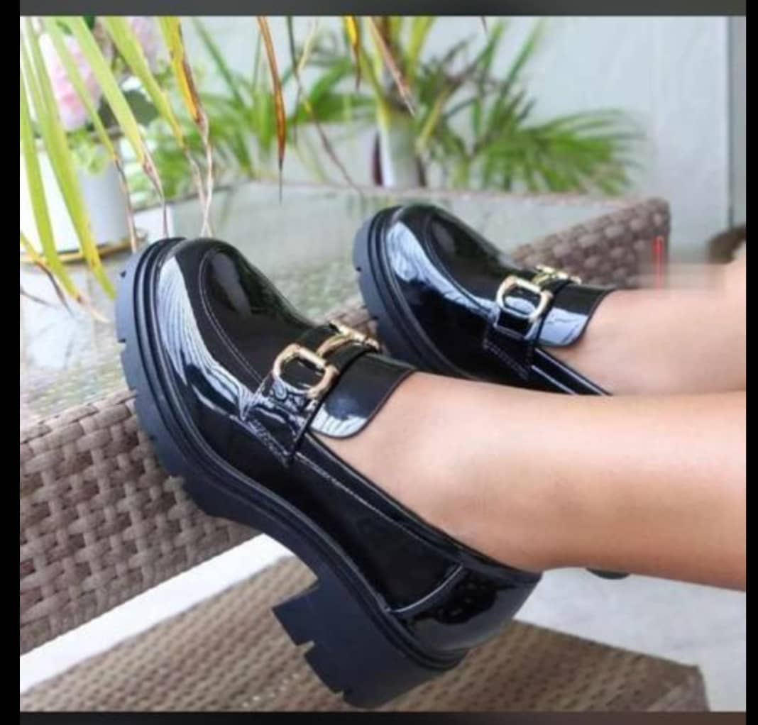 KJ Black Loafers for Women