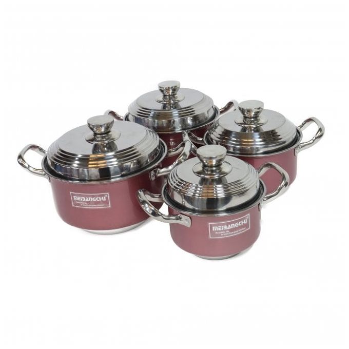 Stainless-Steel-4-PCS-Cook-Ware-Saucepan-Set